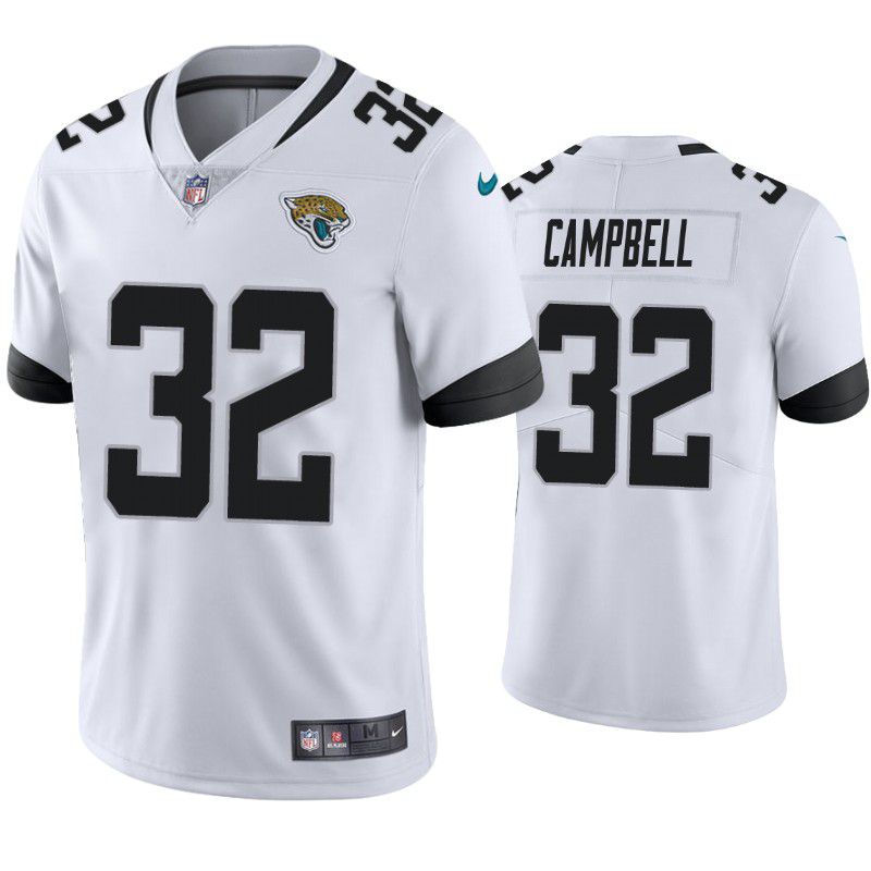 Men Jacksonville Jaguars 32 Tyson Campbell Nike White Limited NFL Jersey